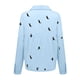 thumbnail image 4 of ICHUANYI Clearance Fashion Women's Loose Buttons Bird Print Lapel Long Sleeves T-shirts Blouse Tops(Blue, S) Ichuanyi Ichuanyi, 4 of 6