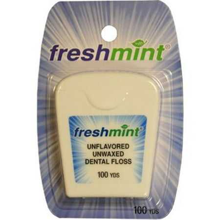 - DDI 2286446 Freshmint Unwaxed / Unflavored 100 yd Dental Floss Case of 72