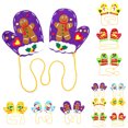 thumbnail image 2 of Bangcool Christmas Ornament Set Gloves Design DIY Hanging Ornament Xmas Tree Decor, 2 of 10