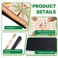 thumbnail image 6 of Mahjong Mat 31.5" x 31.5" Tropical Pineapple Palm Leaf Vibrant Floral Mandala Design Non-Slip Noise Reduction American Mahjong Tiles Table Cover for Dominoes Poker Card Board Games Gift, 6 of 8