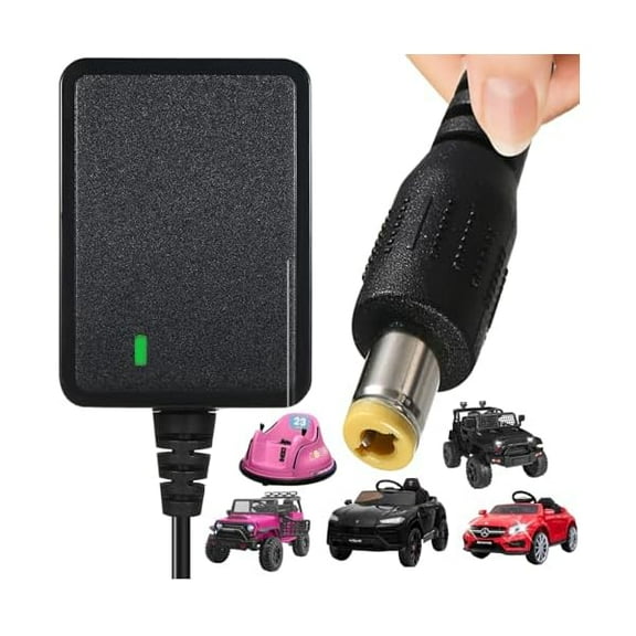 12V Charger for Kids Ride on Car,Class 2 Power Supply for Kidzone Bumper Car/Wrangler SUV/Electric Kid Motorcycle/Jeep Car,12v Battery Charger for Ride on Toys (12v Battery Charger for Ride on Toys)