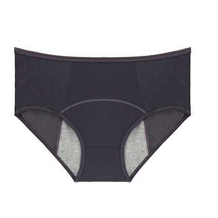 

dmqupv Seamless Cotton Underwear for Women Bikini High Waisted Leak Proof Panties Underwear For Women Womens Boxers Underwear Dark Gray 7X-Large
