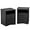 Black, variant on Nightstand Set of 2, Night Stand with Drawers, Accent Bed Side Table and End Table with Open Storage for Bedroom, Living Room,Black