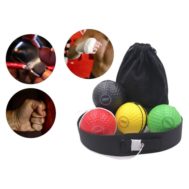 Diadema de Boxeo DYNWAVEMX con Pelota de Reflejos Ajustable para Ejercicio