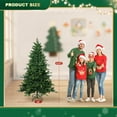 thumbnail image 2 of HestiNysus 6.5ft feet PE/PVC hybrid Christmas tree (steel wire + iron wire), 2 of 6