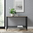 thumbnail image 2 of Manor Park Industrial Open Storage Entryway Table, Grey Wash, 2 of 8