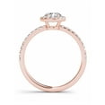 thumbnail image 3 of 3/4 Carat T.W. Diamond Single Halo 14kt Rose Gold Engagement Ring, 3 of 4