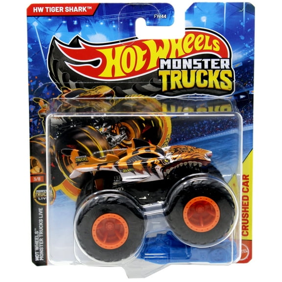 Hot WHeels Monster Trucks Live HW Tiger Shark Diecast Car
