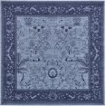 thumbnail image 1 of Unique Loom La Jolla Collection Tone Traditional Square Rug, 6 Feet, Blue/Navy Blue, 1 of 2