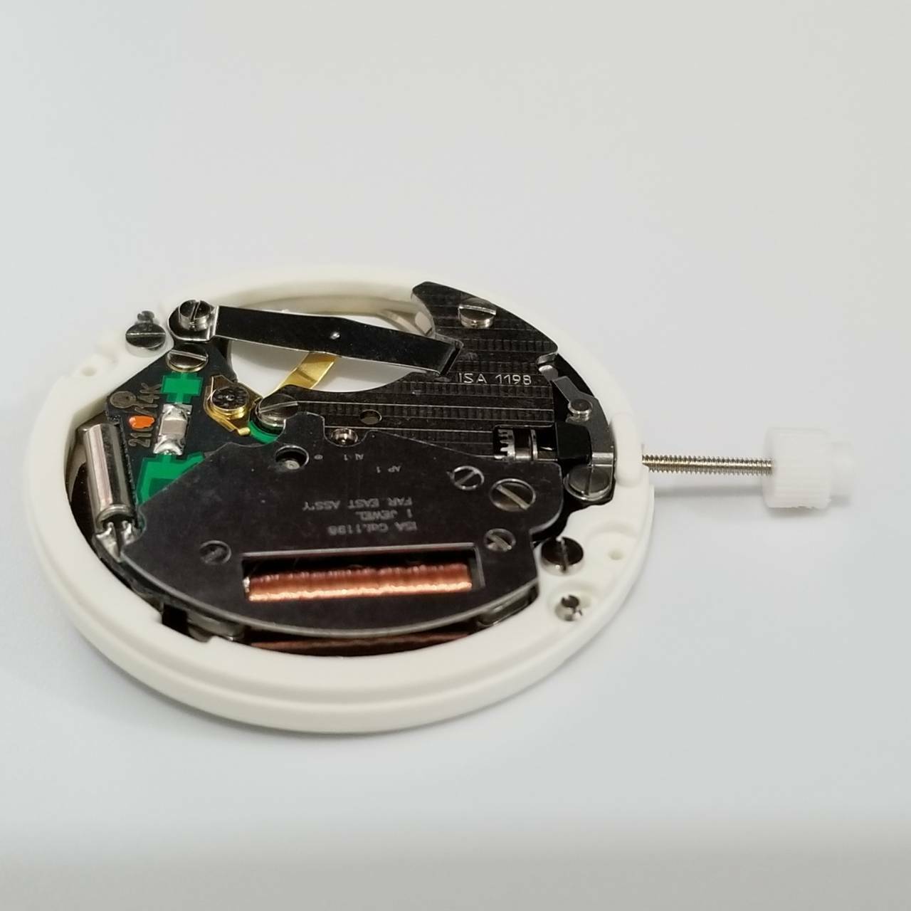 1x  25.60MM Quartz Watch Movement, 3 Hand, 1 Jewel, Date at the 3 Watch DIY Accessory for Swiss