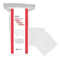 ForPro Lint-Free 4-Ply Silky Gauze Wipes, 100% Lint-Free, Ultra-Soft, for Product Application and Medical Care, 4” x 4”, 200-Count