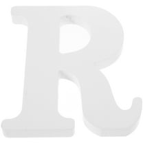 ELAYARD Masteelf Wooden Letters Alphabet Set for Craft Projects Wood Burning Letter R Includes Letter Board and Stand for Home Decoration