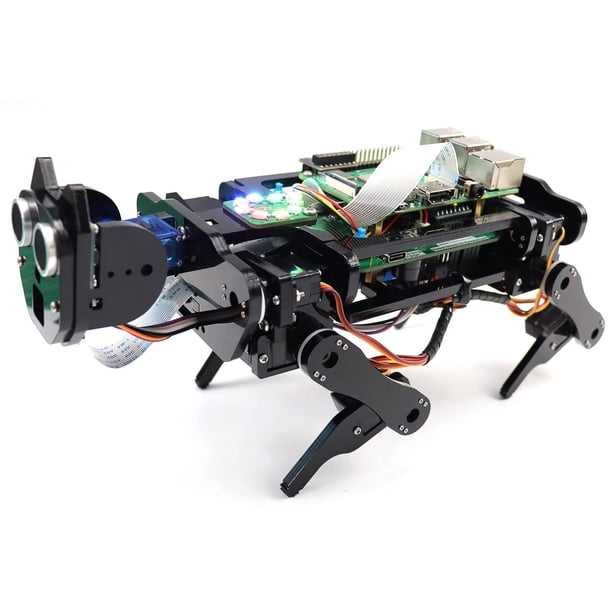 Kit de perro robot FREENOVE para Raspberry Pi 5 4 B 3 B+ Zero 2 W