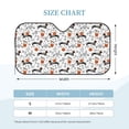 thumbnail image 3 of Bingfone Halloween Dachshund Car Windshield Sunshade,Sun Foldable Sun Shield Sun Visor for Car - Medium, 3 of 8