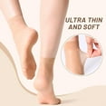 thumbnail image 3 of 12 Pairs Women's Ankle High Sheer Socks for Women Nylon Socks Soft Tight Hosiery with Reinforced Toe, 3 of 6