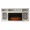 White, variant on 65" Black TV Stand with 30" 3-Sided Electric Fireplace for 43"-75" TVs