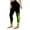 Green, variant on DDAPJ pyju High Waisted Leggings for Women Plus Size, Novelty 3D Flame Print Casual Skinny Pants Tummy Control Yoga Tights Butt Lifting Workout Legging Buttery Soft Birthday Gifts Green XXXL