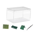 thumbnail image 4 of lingqin Reptile Breeding Box Animal Habitat Cage Transparent Professional Enclosure Cage for Horned frog, 4 of 9