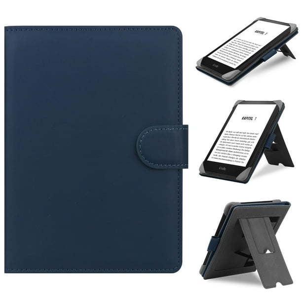 Funda universal HoYixi para lector de libros electrónicos de 6 a 6,8 pulgadas, piel azul