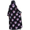 thumbnail image 4 of Oversized Blanket Hoodie,Adult Snuggle Fleece Wearable Blanket Fluffy Giant Hooded Sweatshirt, 4 of 7