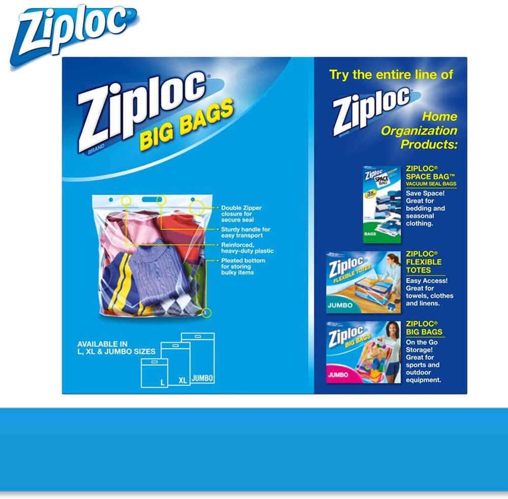 Ziploc Space Bag XLarge Flats 2 ct  Walmartcom