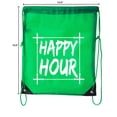 thumbnail image 2 of Power Lifting Backpacks, Extreme Fitness Drawstring Bags Weightlifting Gym Bags - Happy Hour, 2 of 2