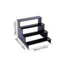 thumbnail image 2 of Bathroom Vanity Organizer Countertop, Black 3 Tier Rack, 10X14 in, Bathroom Rack Organizer, Stepped Holding, Bathroom Vanities, 1 Pc, 2 of 5