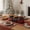 Red, variant on Triple Slow Cooker with 3 Spoons, 3 Pot 1.5 Quart Oval Crock Food Warmer Buffet Server, Stainless Steel