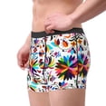 thumbnail image 2 of Yiaed Mexican Bright Style Print Men's Soft Cotton Boxer Shorts Breathable Boxers Underwear Moisture-Wicking Underwear Stretch Boxer Briefs for Man-Large, 2 of 5