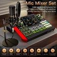 thumbnail image 4 of Paquete de equipo de podcast: interfaz de audio neculogy G9 con micrófono BM800, 4 of 9