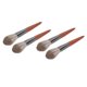 thumbnail image 1 of Juego de brochas para polvo brocha ergonómica gruesa y fácil de limpiar para polvo 4 piezas no irritante para maquillaje ANGGREK Otros, 1 of 8