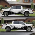 thumbnail image 4 of Ensemble de 2 Autocollants pour Voiture - Matériau PVC, Noir (Tailles 190x50 cm et 40x10 cm), Poids 270 g, Couleurs Rouges/blanches au Choix, Format d'Emballage 19,7x2x2 Po, 4 of 5