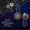 thumbnail image 3 of Iumwxz 5PC Jeans Extendable Button Pants Waist Extension Extended Nail- Detachable, 3 of 5