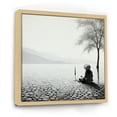 thumbnail image 2 of Designart "Beach Reverie in a Photo II" Beach Floater Framed Canvas Print, 2 of 7