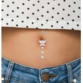 thumbnail image 4 of Lunxisen 1 Pcs Navel Ring Set Zircons Body Jewelry Belly Button Piercing Gift Box Party Wear Elegant, 4 of 6