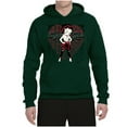 thumbnail image 2 of Wild Bobby, Betty Boop Sugar and Spice Wink Betty Boop Unisex Hoodie Sweatshirt, Forest Green, Medium, 2 of 5