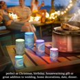 thumbnail image 4 of Yayeee Flameless Candles with Remote Flickering Battery Operated Multi Color Changing, Crystal Moon, 4 of 7