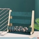 thumbnail image 5 of Exhibidor de joyas de 3 niveles, organizador vertical para pulseras y cabello. Franela Verde, 5 of 9