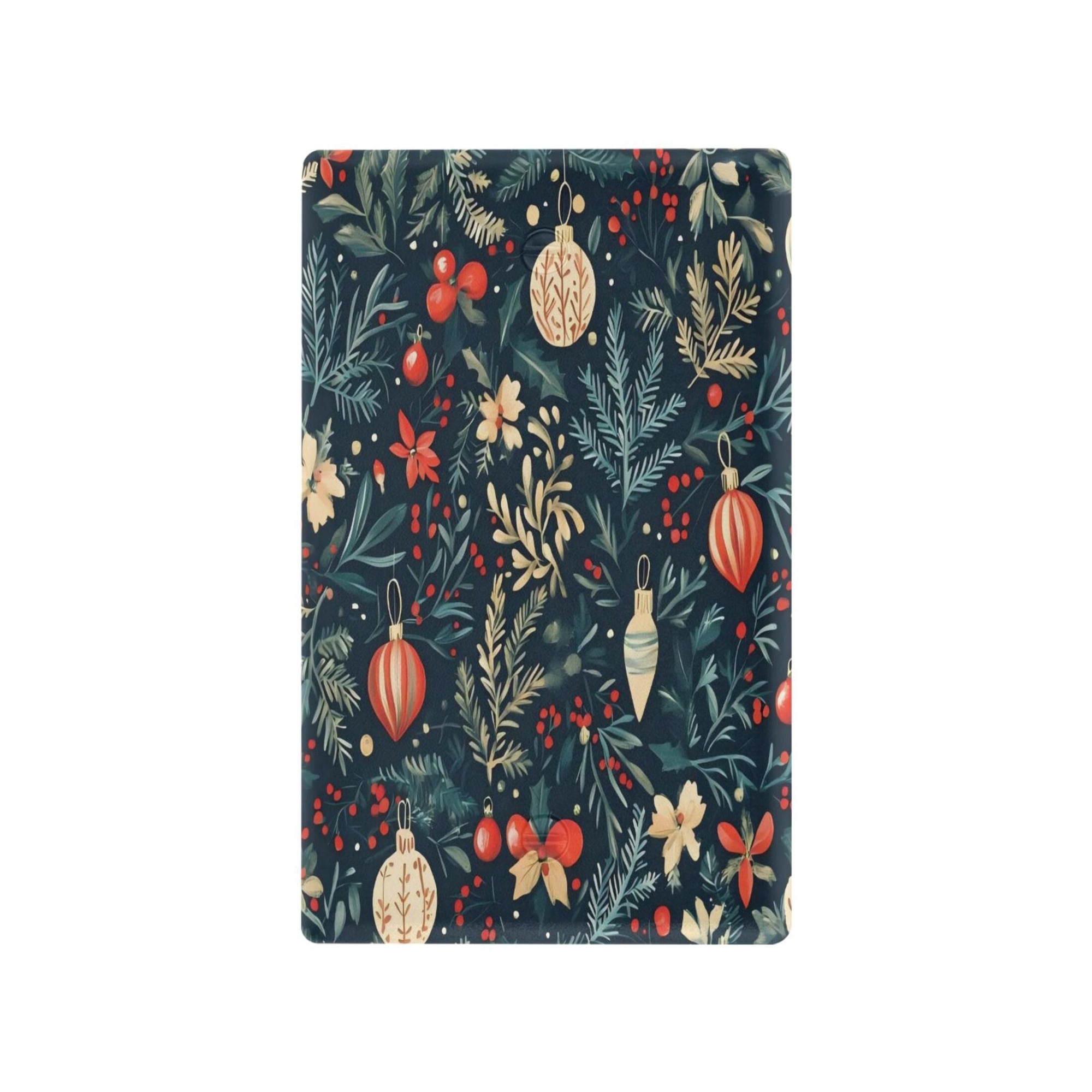 Switch Panel Switch Decoration 2.76x4.53x0.28 Inches Unused Outlet Cover Switch Plate Wall Plates Living Room Kitchen Bedroom Study Switches Christmas Leaf Green