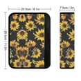 thumbnail image 3 of WYYP Sunflower Pattern Car Seat Belt Cover Pad Protect Neck and Shoulder 1Pcs, 3 of 5