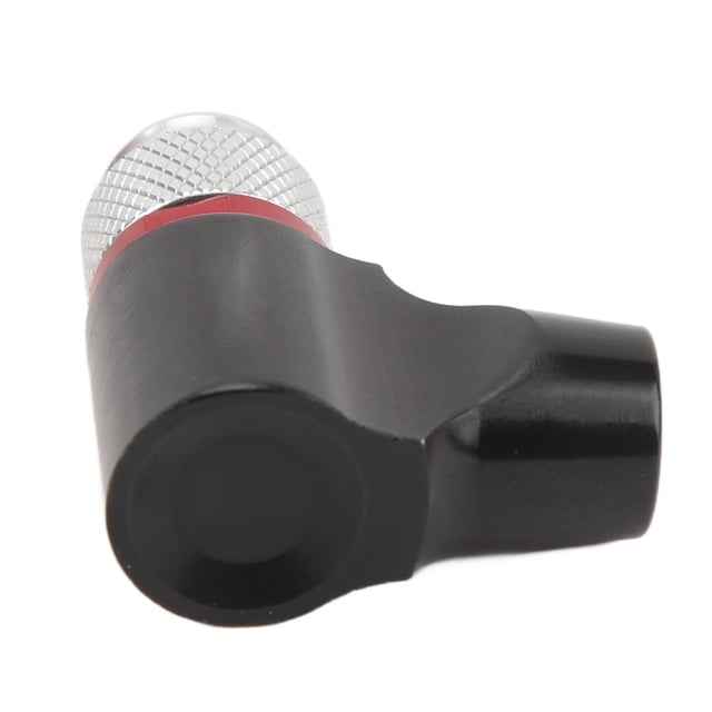 Bike Tire CO2 Adapter, Quick Attach Universal Aluminium Alloy Fast Inflate CO2 Bicycle Tire Inflator for Cycling Black,Silver,Red