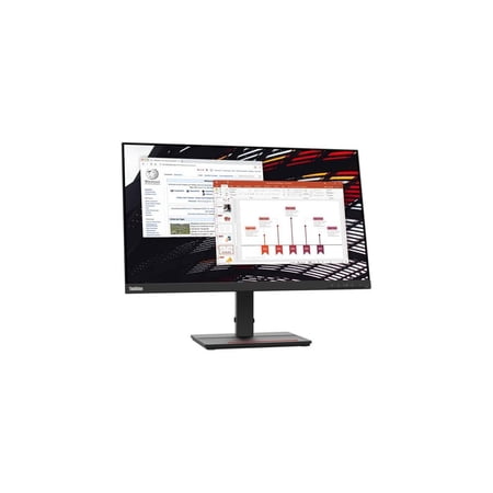 UPC: 0195713708203 | Lenovo ThinkVision S24e-20 24  (23.8  Viewable) Full HD 1920 x 1080 WLED LCD Monitor – 16:9 – 60 Hz – 4 ms – Raven Black (62AEKAT2US)