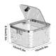 thumbnail image 3 of Water Ripples Desktop Trash Can Large Capacity Pops-up Lid Transparent Trash Can Multi-functional Lights Luxuries Desktop Sundries Storage Bins, 3 of 6