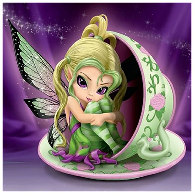 Cuadros Decorativos 5D Diamond Painting DIY Doll Girl Full Drill Square Rhinestone Mosaico Kits de pared Wdftyju embutido en tela
