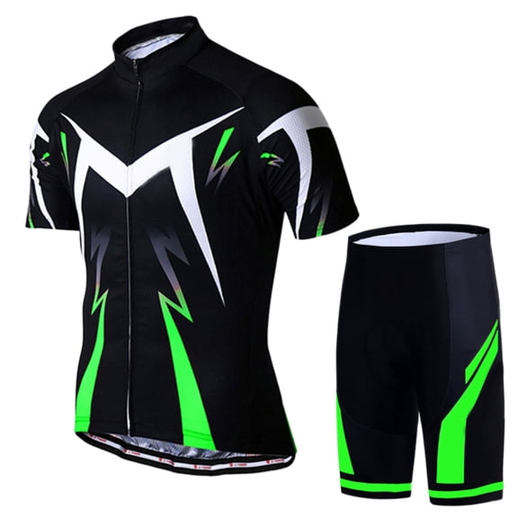 RUTAYY Men's Outfits Summer Short Sleeve Sports Tshirts and Shorts Road Cycling Suit Comfortable Breathable Holiday Chic Clothing Sets