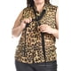 thumbnail image 4 of Blusa Animal Print Roman Fashion con Lazo Talla Extra 42 Cafe, 4 of 6