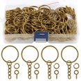 thumbnail image 1 of Kit de llaveros Swpeet, 450 unidades, bronce, 25 mm, 1 of 7