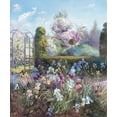 thumbnail image 2 of Unknown 15x17 White Modern Wood Framed Museum Art Print Titled - Lilacs in Bloom, 2 of 4
