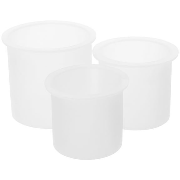 LOLIPPYY 3Pcs Candle Making Mold Silicone Cylinder for Wax and Resin Candle Holder Creation