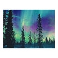 thumbnail image 2 of Nawy Aurora Borealis Trees Snow Wooden Jigsaw Puzzle Challenging Difficult Wood Puzzles for Adults Gift for Family Friends 500 PCS, 2 of 4